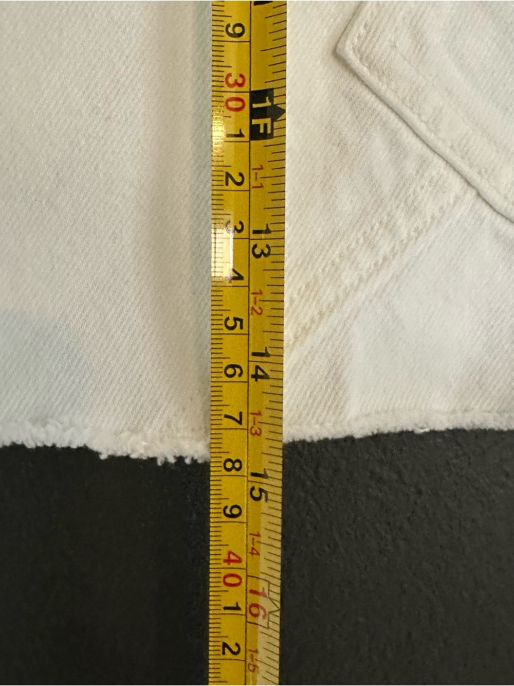 Pistola Kat High Rise Vintage Denim Mini Skirt White Size 26 NWT - Picture 5 of 8
